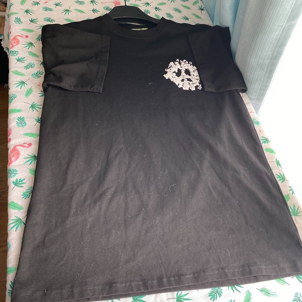 Denim Tears Simple Cotton Foam Printed Short Sleeves